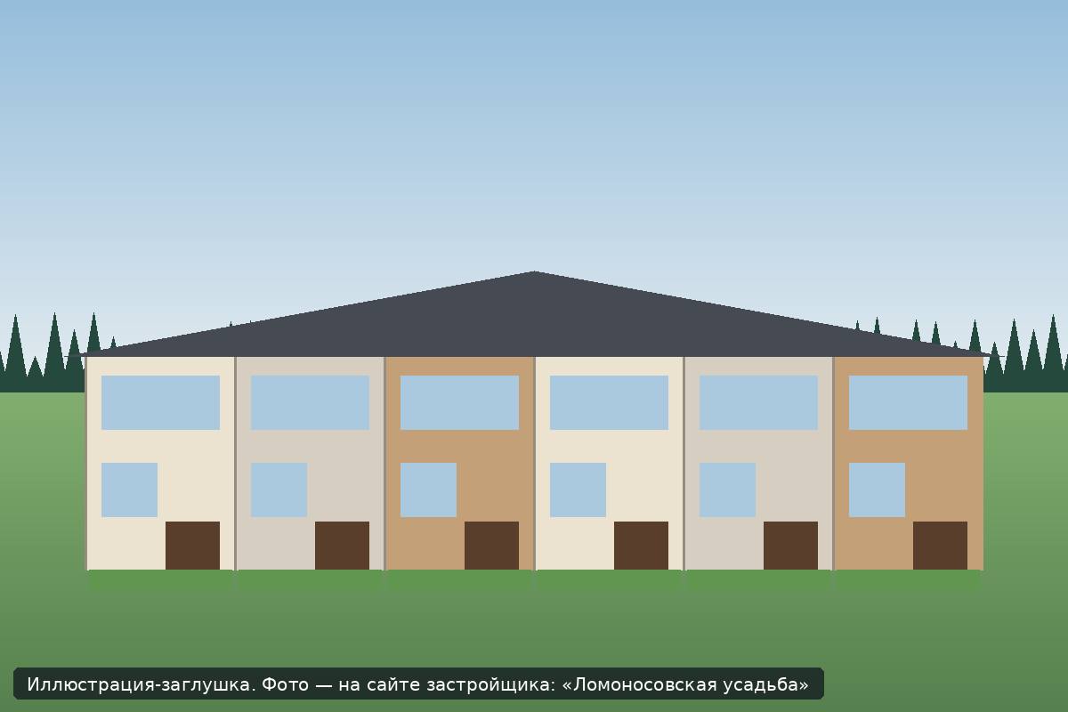 Иллюстрация-заглушка; фото посёлка — на сайте застройщика