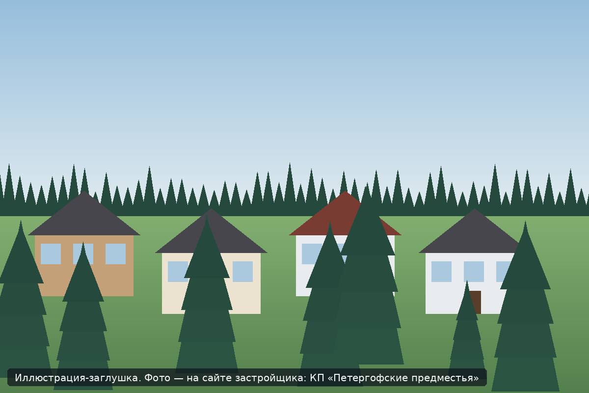 Иллюстрация-заглушка; фото посёлка — на сайте застройщика