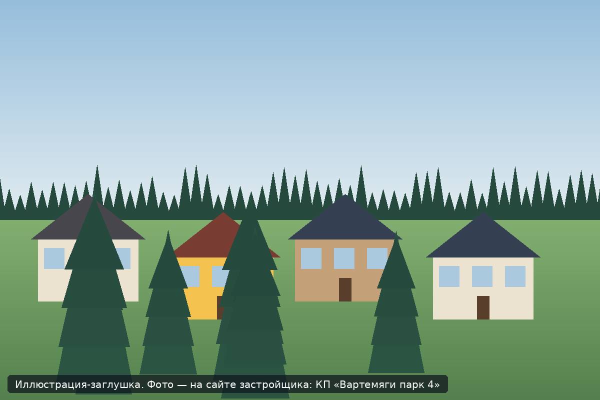 Иллюстрация-заглушка; фото посёлка — на сайте застройщика